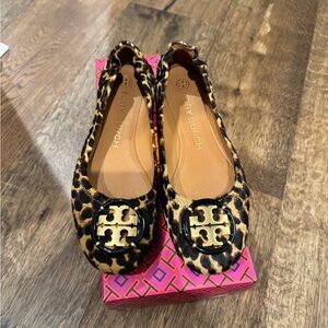 Tory Burch Leopard Print Flats